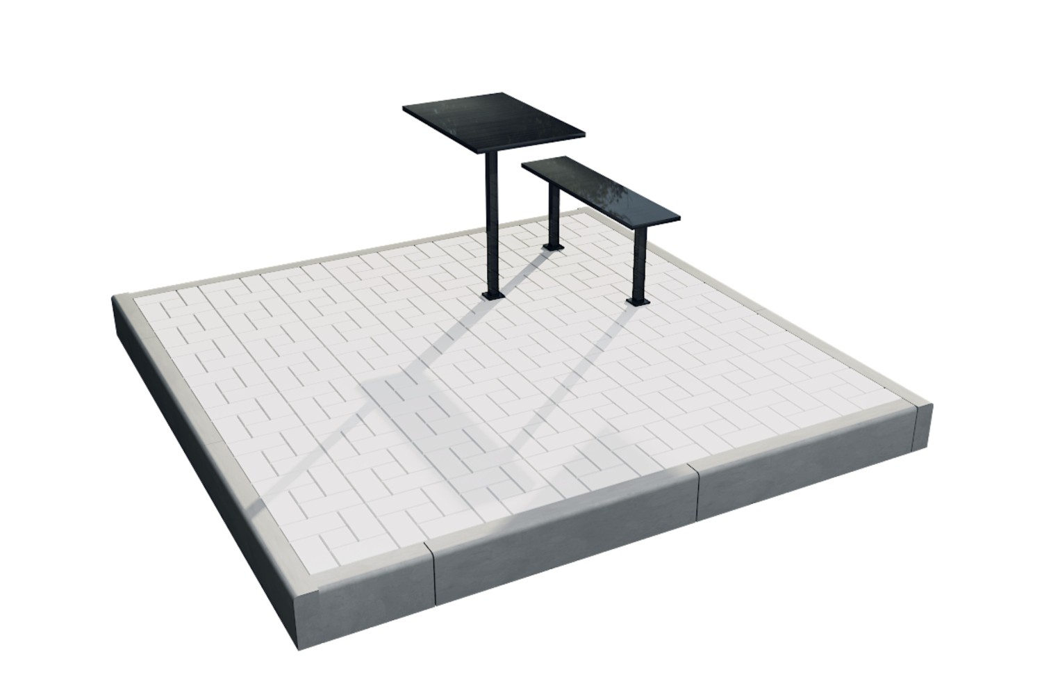 Сварная металлическая лавка